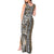 Africa Tribal Pattern Mixed Leopard Skin Tank Maxi Dress - Wonder Print Shop