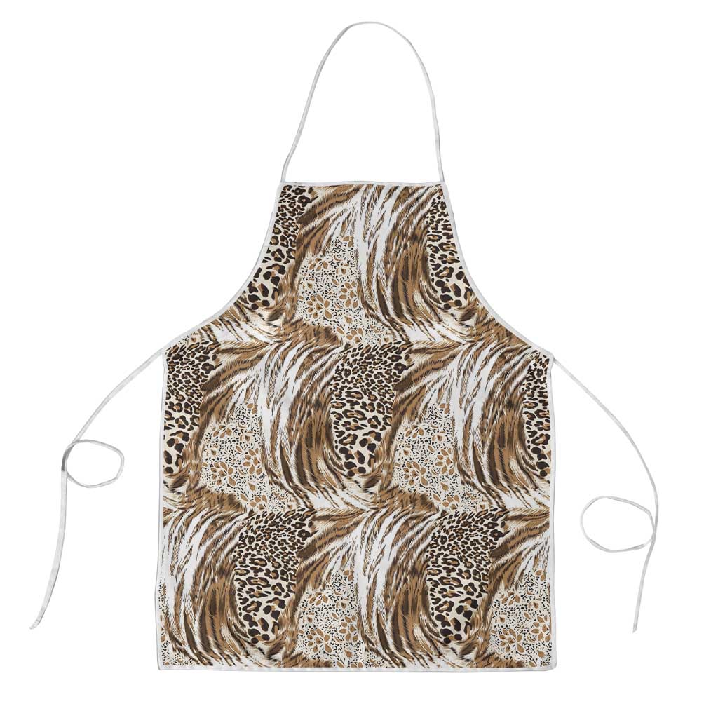 Wild Animal Skins Apron Leopard Pattern - Wonder Print Shop