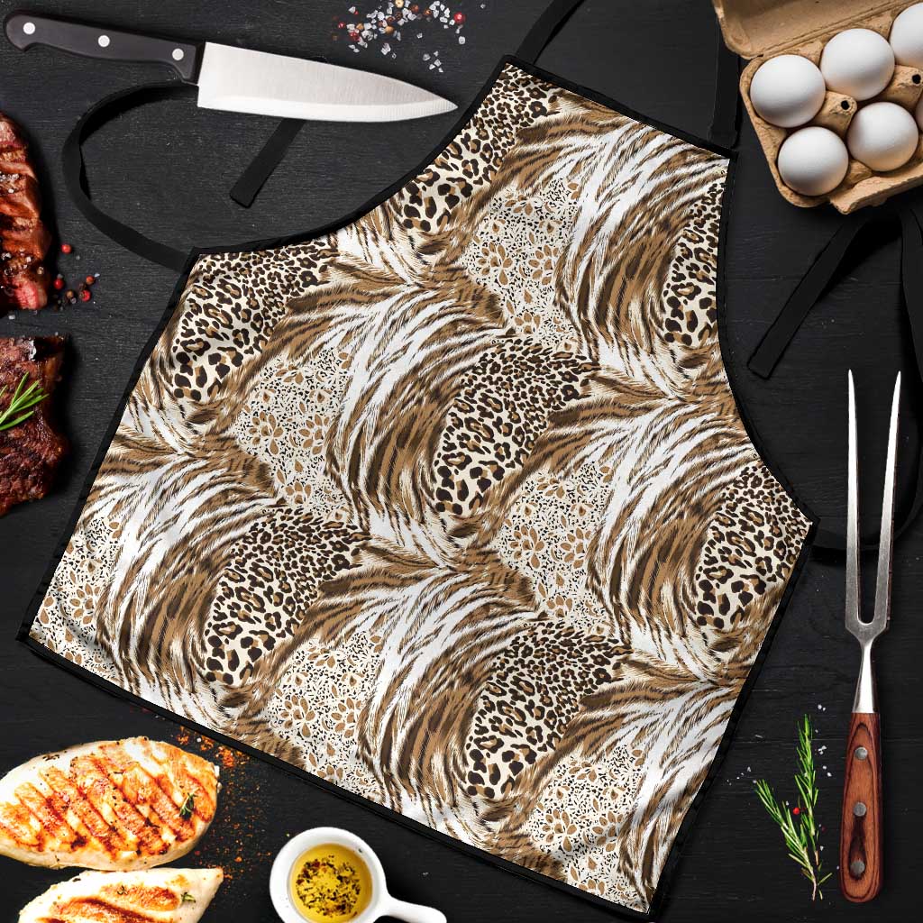 Wild Animal Skins Apron Leopard Pattern - Wonder Print Shop