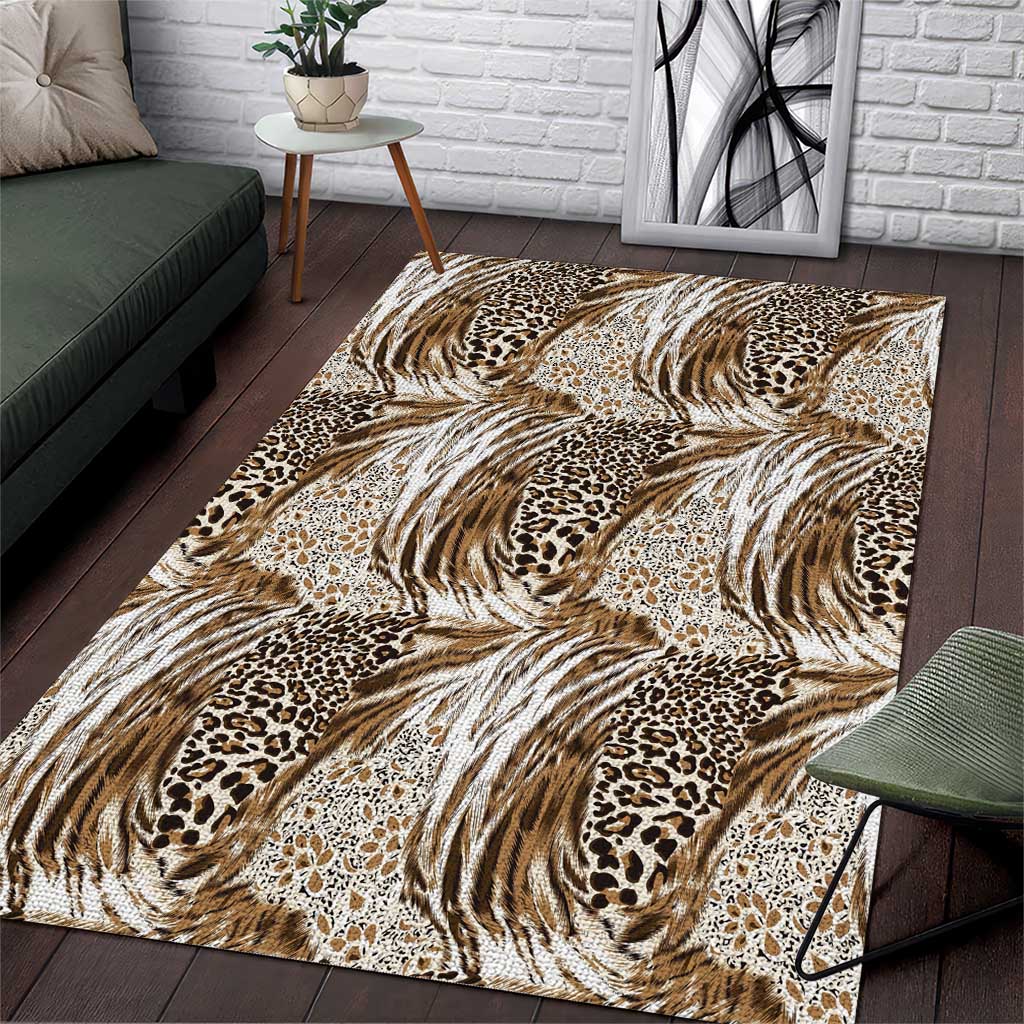 Wild Animal Skins Area Rug Leopard Pattern - Wonder Print Shop