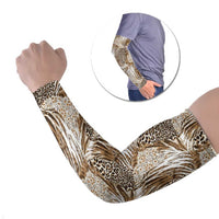Wild Animal Skins Arm Sleeves Leopard Pattern - Wonder Print Shop