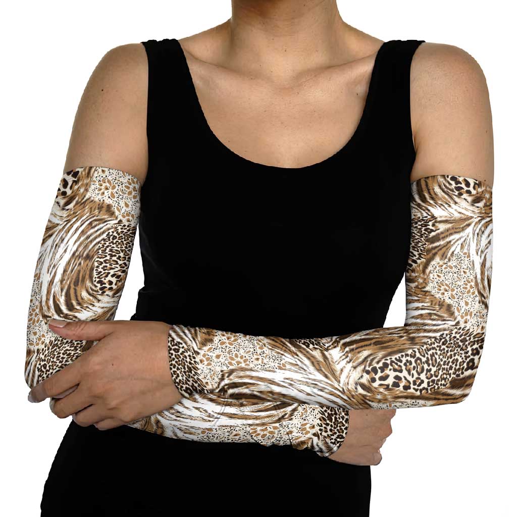 Wild Animal Skins Arm Sleeves Leopard Pattern - Wonder Print Shop