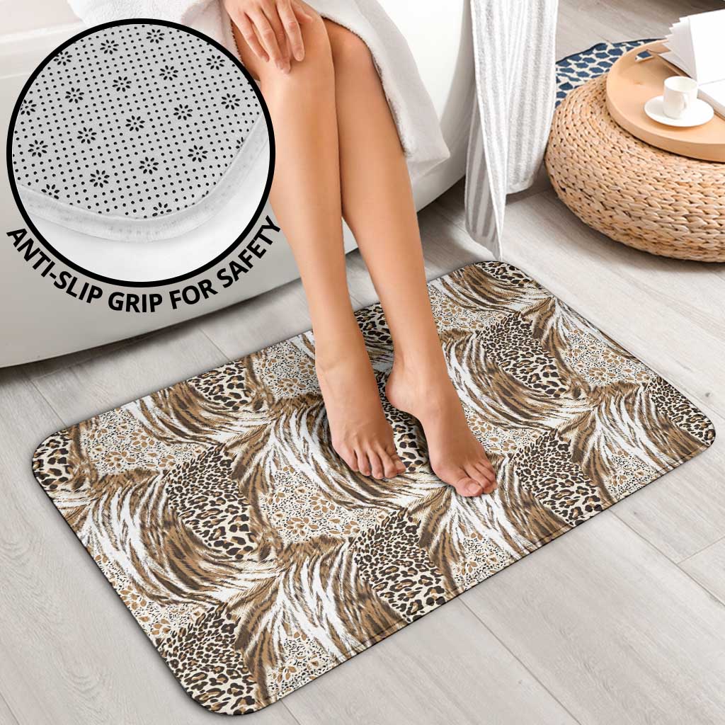 Wild Animal Skins Bathroom Set Leopard Pattern - Wonder Print Shop