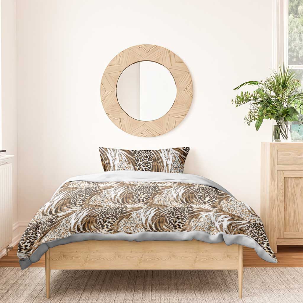 Wild Animal Skins Bedding Set Leopard Pattern - Wonder Print Shop