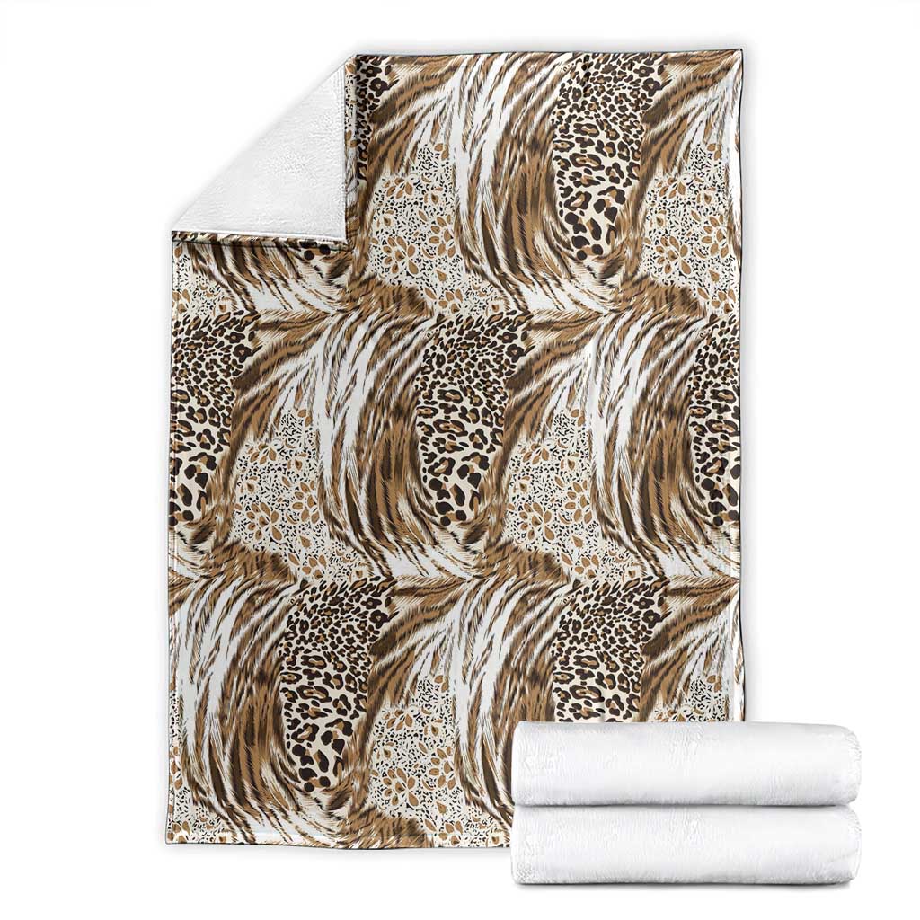 Wild Animal Skins Blanket Leopard Pattern - Wonder Print Shop