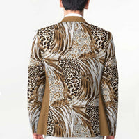 Wild Animal Skins Blazer Leopard Pattern - Wonder Print Shop