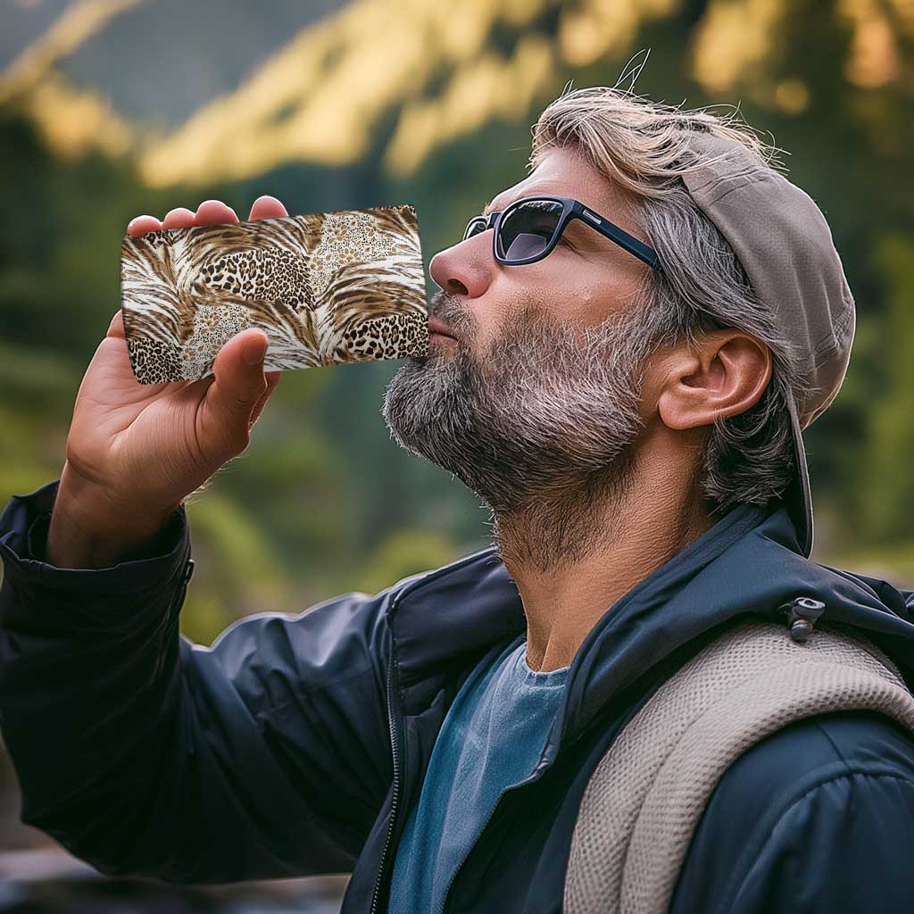 Wild Animal Skins 4 in 1 Can Cooler Tumbler Leopard Pattern - Wonder Print Shop