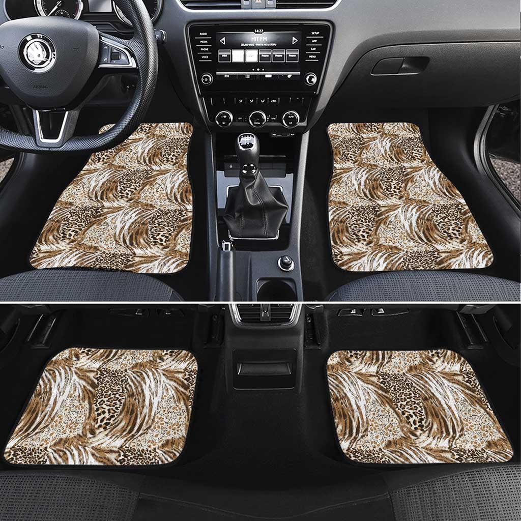 Wild Animal Skins Car Mats Leopard Pattern - Wonder Print Shop