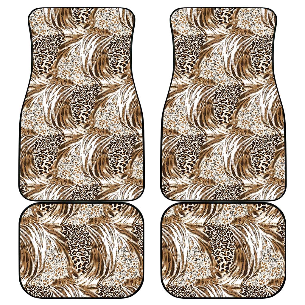 Wild Animal Skins Car Mats Leopard Pattern - Wonder Print Shop