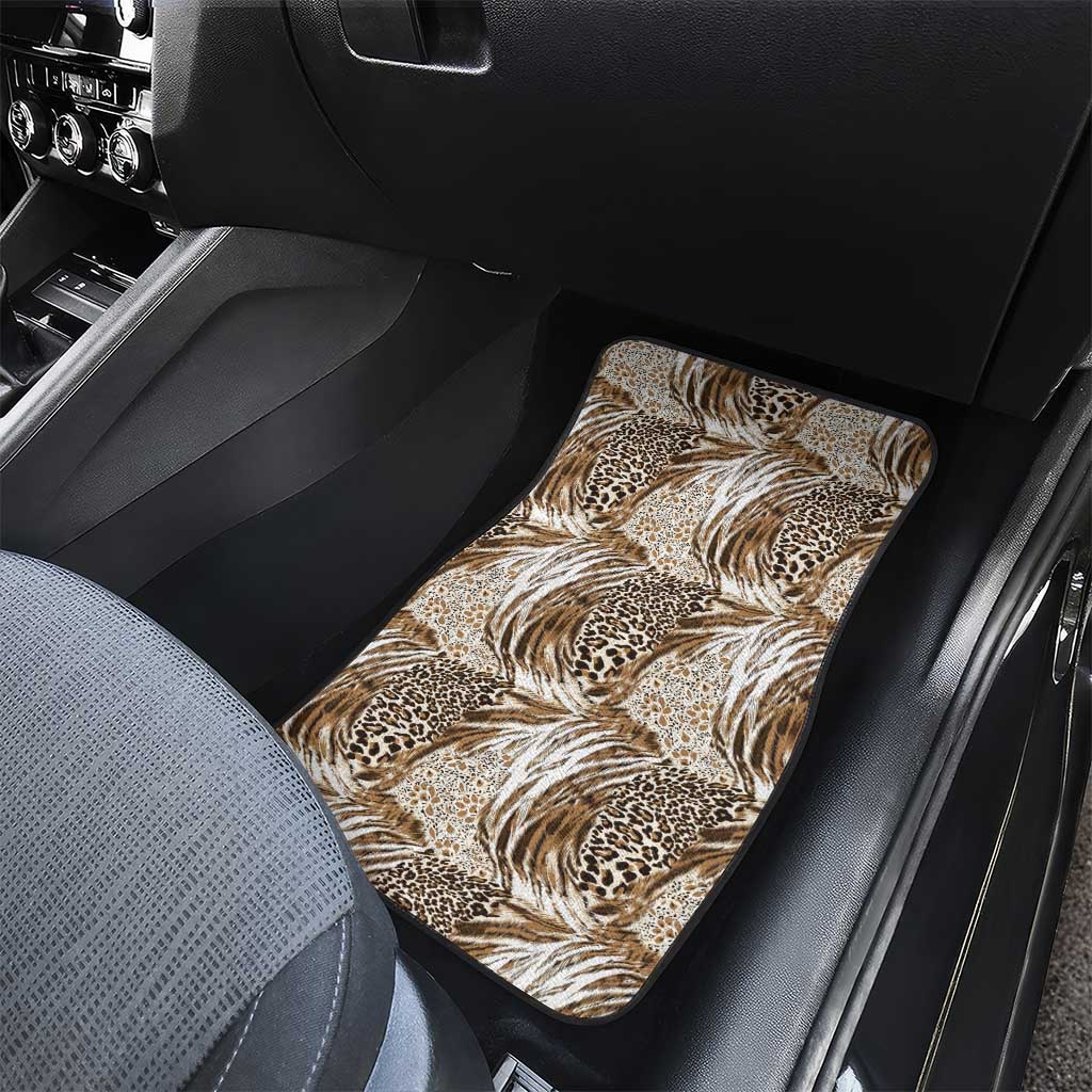 Wild Animal Skins Car Mats Leopard Pattern - Wonder Print Shop