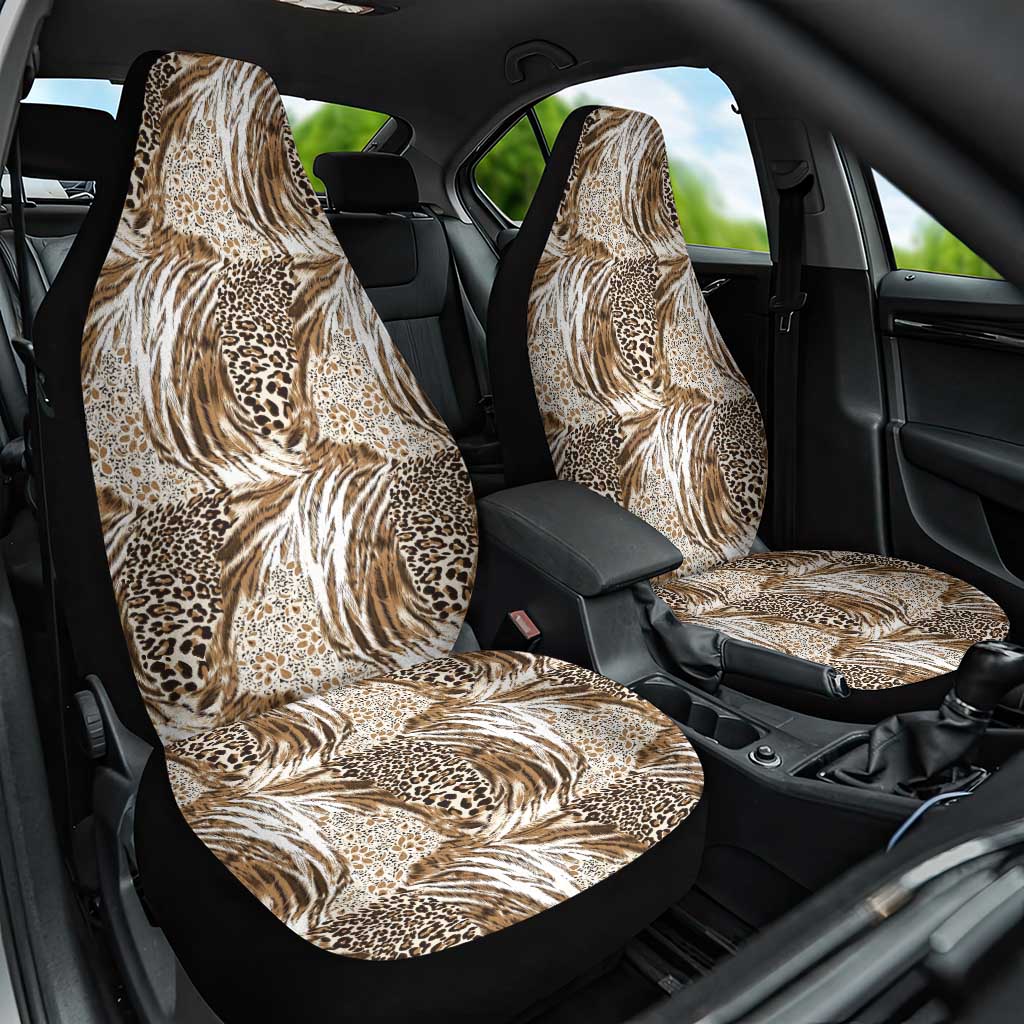 Wild Animal Skins Car Seat Cover Leopard Pattern - Wonder Print Shop
