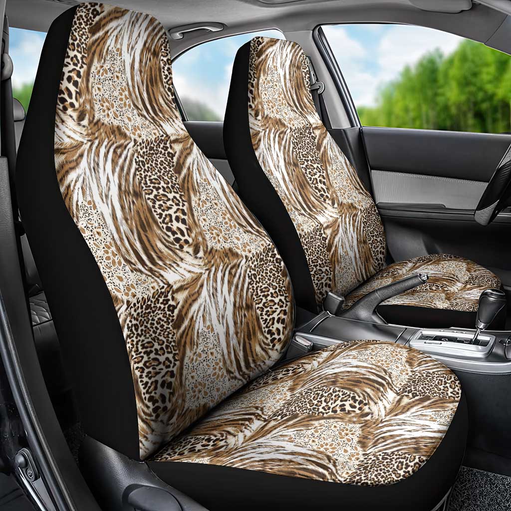 Wild Animal Skins Car Seat Cover Leopard Pattern - Wonder Print Shop
