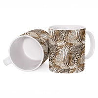 Wild Animal Skins Ceramic Mug Leopard Pattern - Wonder Print Shop