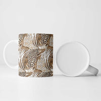 Wild Animal Skins Ceramic Mug Leopard Pattern - Wonder Print Shop