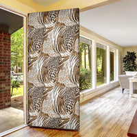 Wild Animal Skins Door Cover Leopard Pattern - Wonder Print Shop