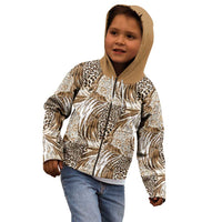 Wild Animal Skins Kid Hoodie Leopard Pattern - Wonder Print Shop