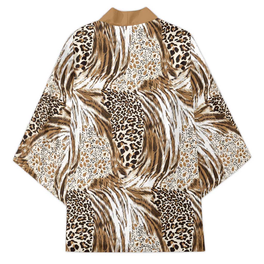 Wild Animal Skins Kimono Leopard Pattern - Wonder Print Shop