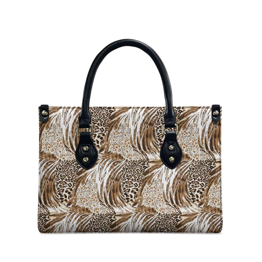 Wild Animal Skins Leather Bag Leopard Pattern - Wonder Print Shop