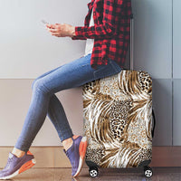 Wild Animal Skins Luggage Cover Leopard Pattern - Wonder Print Shop