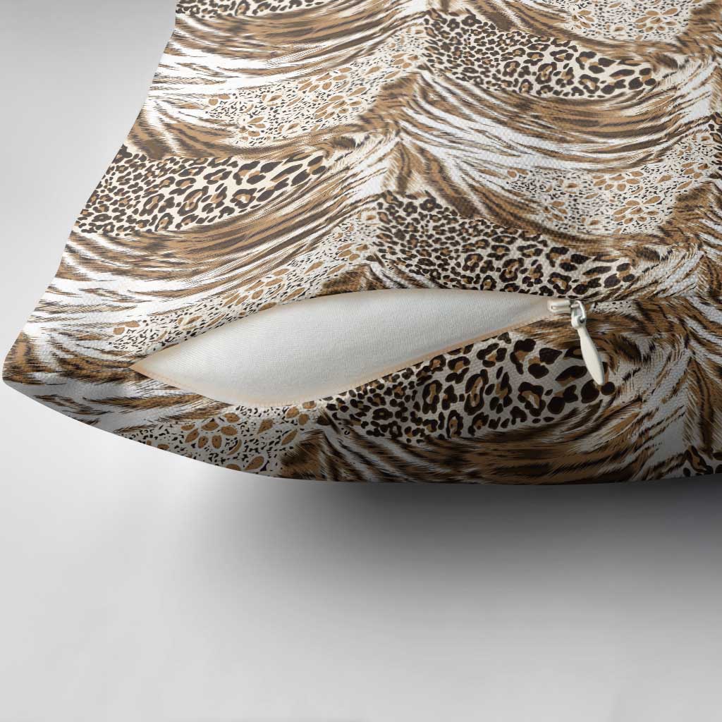 Wild Animal Skins Pillow Cover Leopard Pattern - Wonder Print Shop