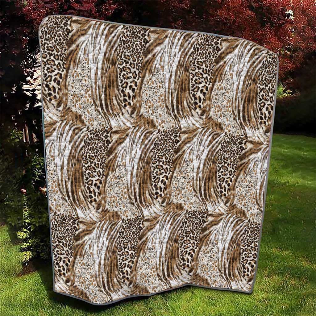 Wild Animal Skins Quilt Leopard Pattern - Wonder Print Shop