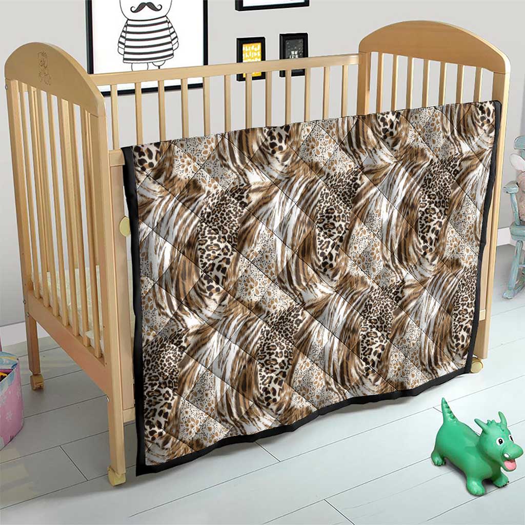 Wild Animal Skins Quilt Leopard Pattern - Wonder Print Shop