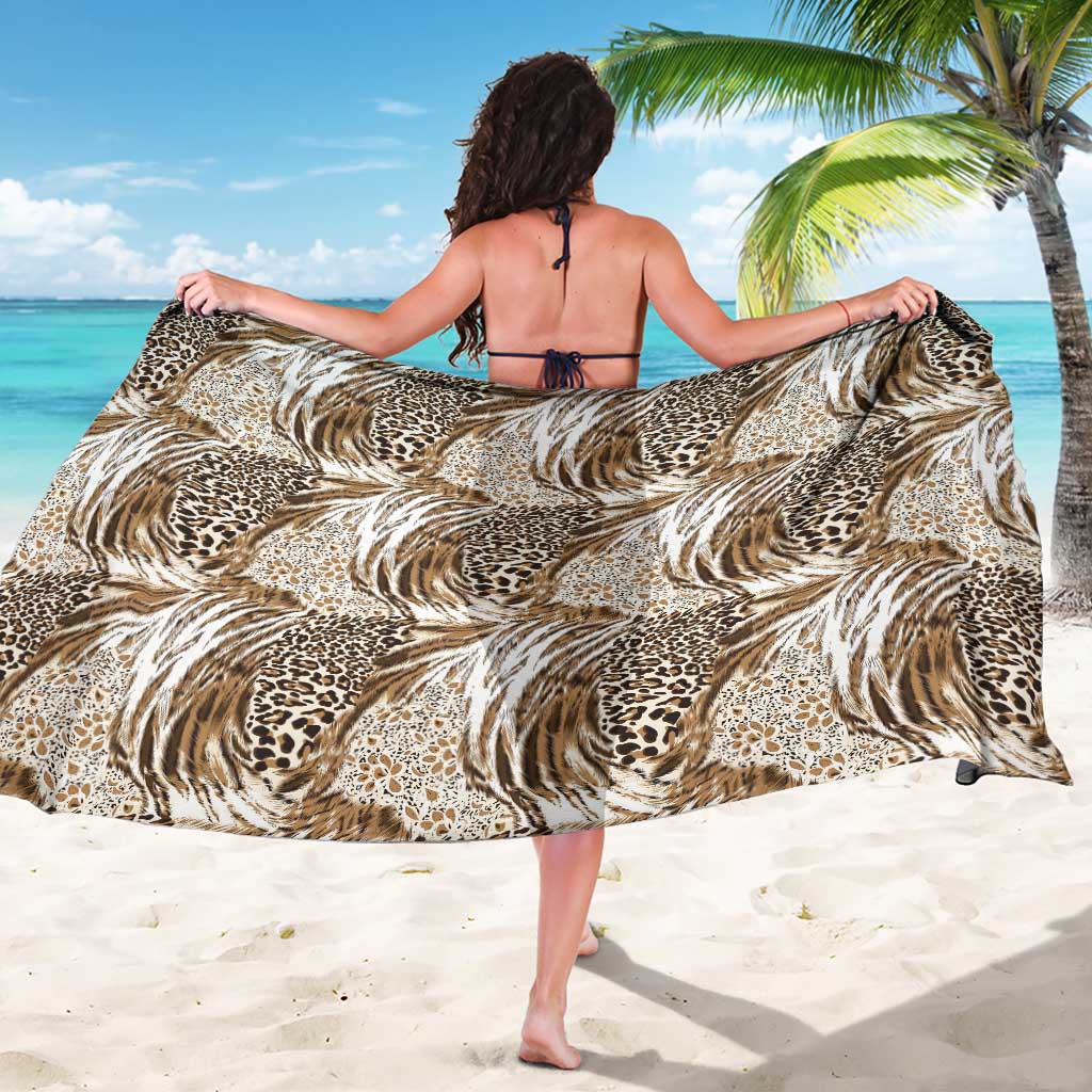 Wild Animal Skins Sarong Leopard Pattern - Wonder Print Shop