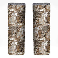 Wild Animal Skins Skinny Tumbler Leopard Pattern - Wonder Print Shop