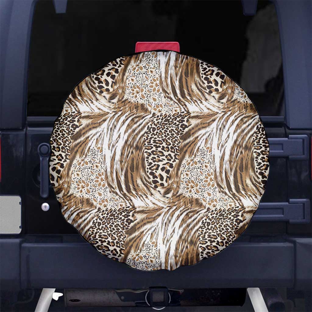 Wild Animal Skins Spare Tire Cover Leopard Pattern - Wonder Print Shop