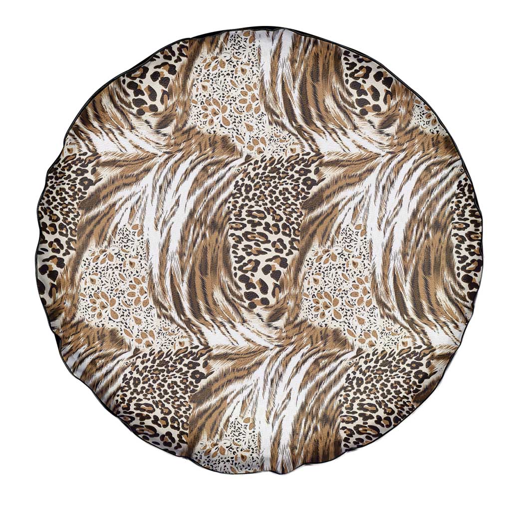 Wild Animal Skins Spare Tire Cover Leopard Pattern - Wonder Print Shop