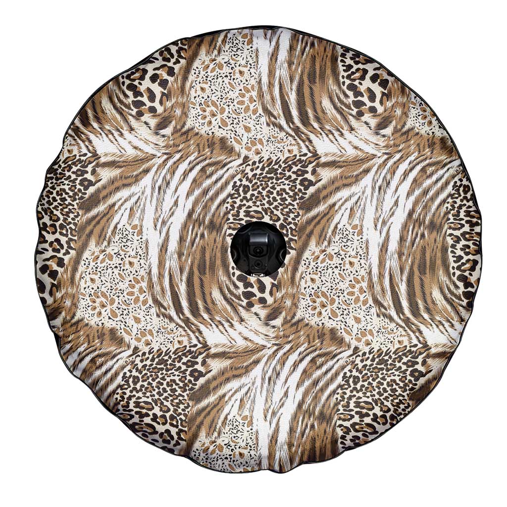 Wild Animal Skins Spare Tire Cover Leopard Pattern - Wonder Print Shop