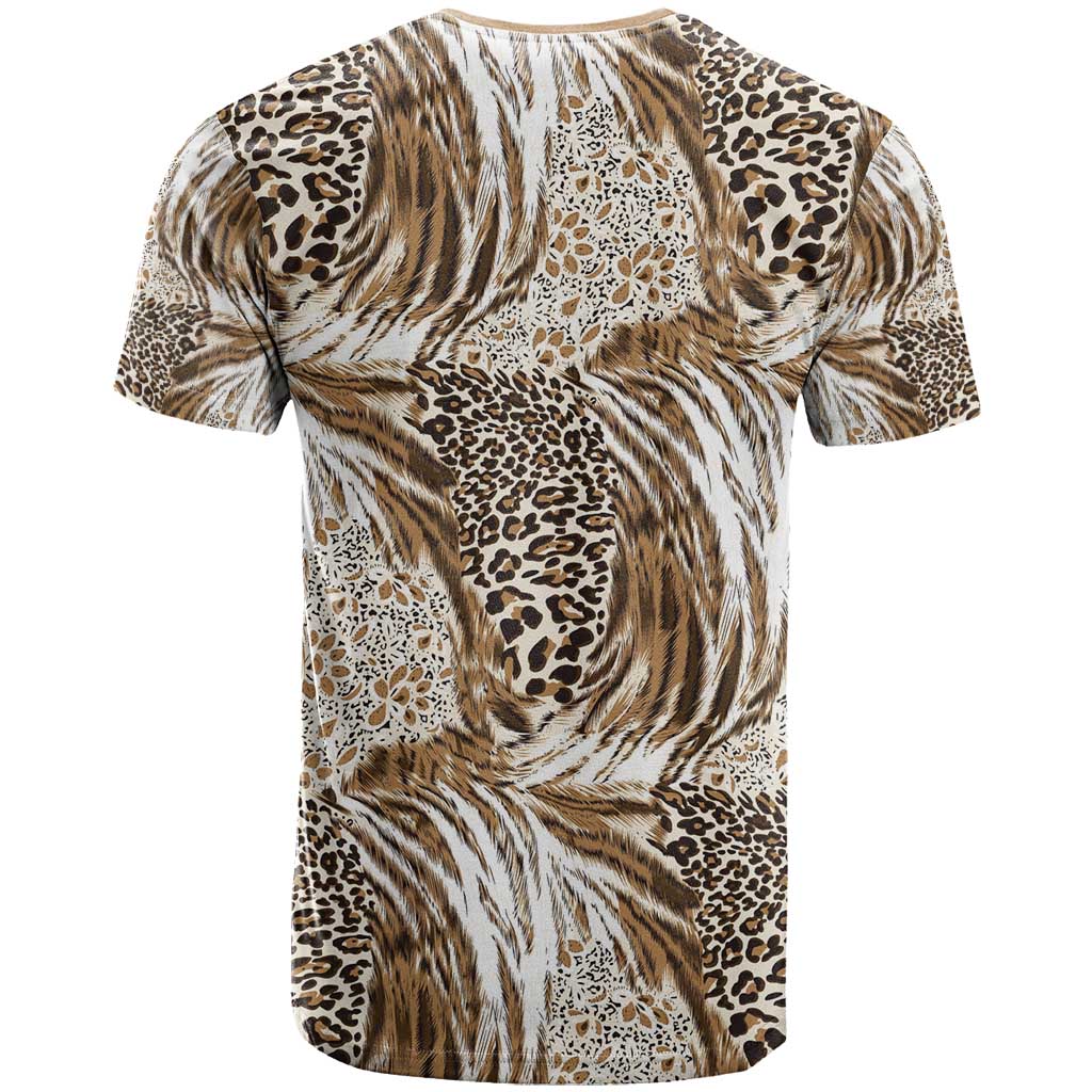 Wild Animal Skins T Shirt Leopard Pattern - Wonder Print Shop
