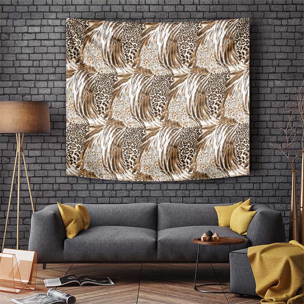 Wild Animal Skins Tapestry Leopard Pattern - Wonder Print Shop