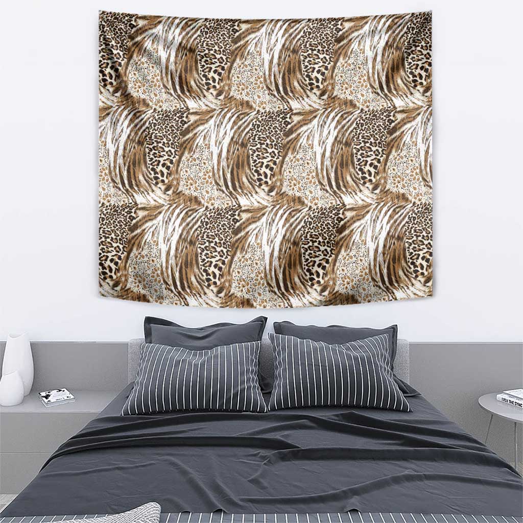 Wild Animal Skins Tapestry Leopard Pattern - Wonder Print Shop