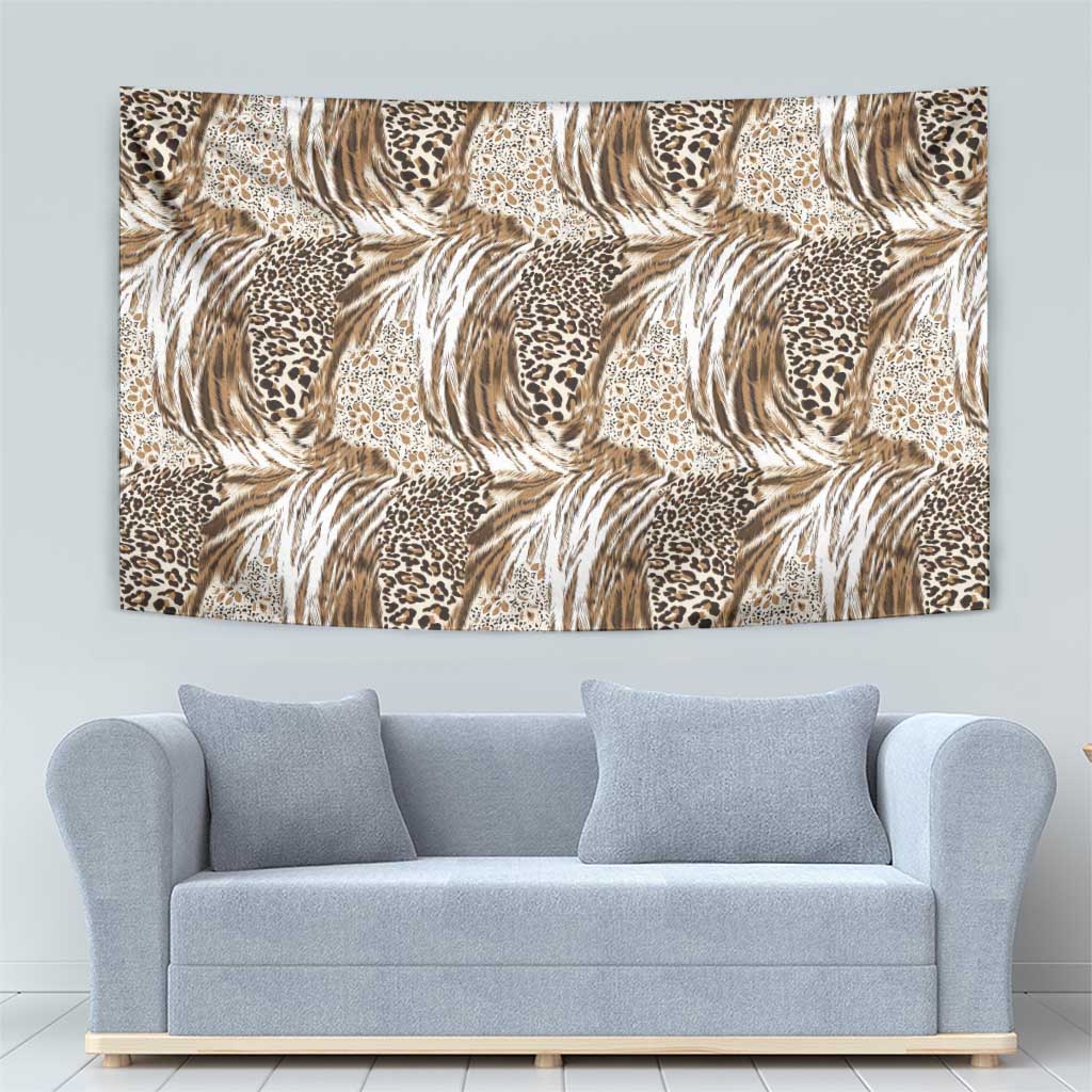 Wild Animal Skins Tapestry Leopard Pattern - Wonder Print Shop