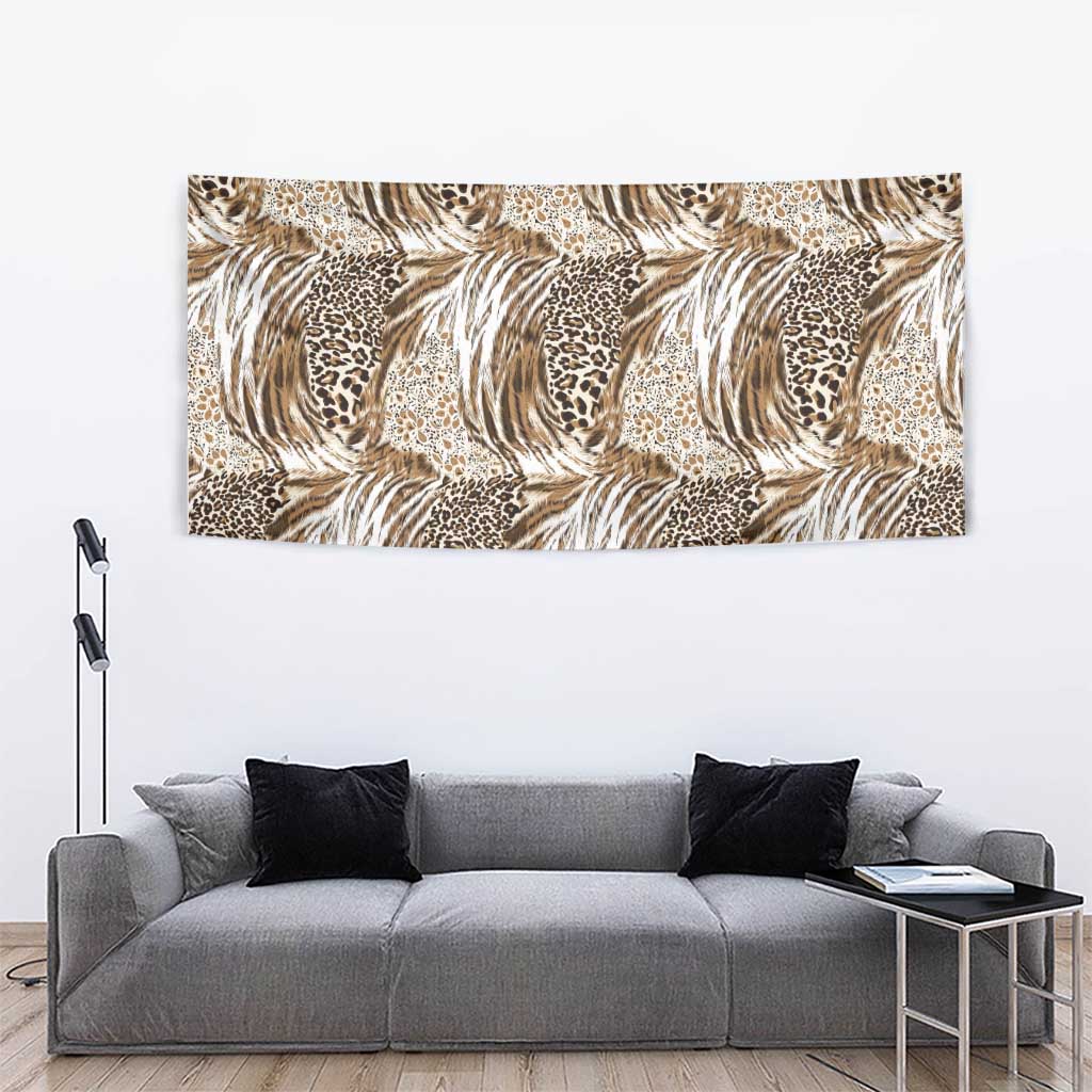 Wild Animal Skins Tapestry Leopard Pattern - Wonder Print Shop