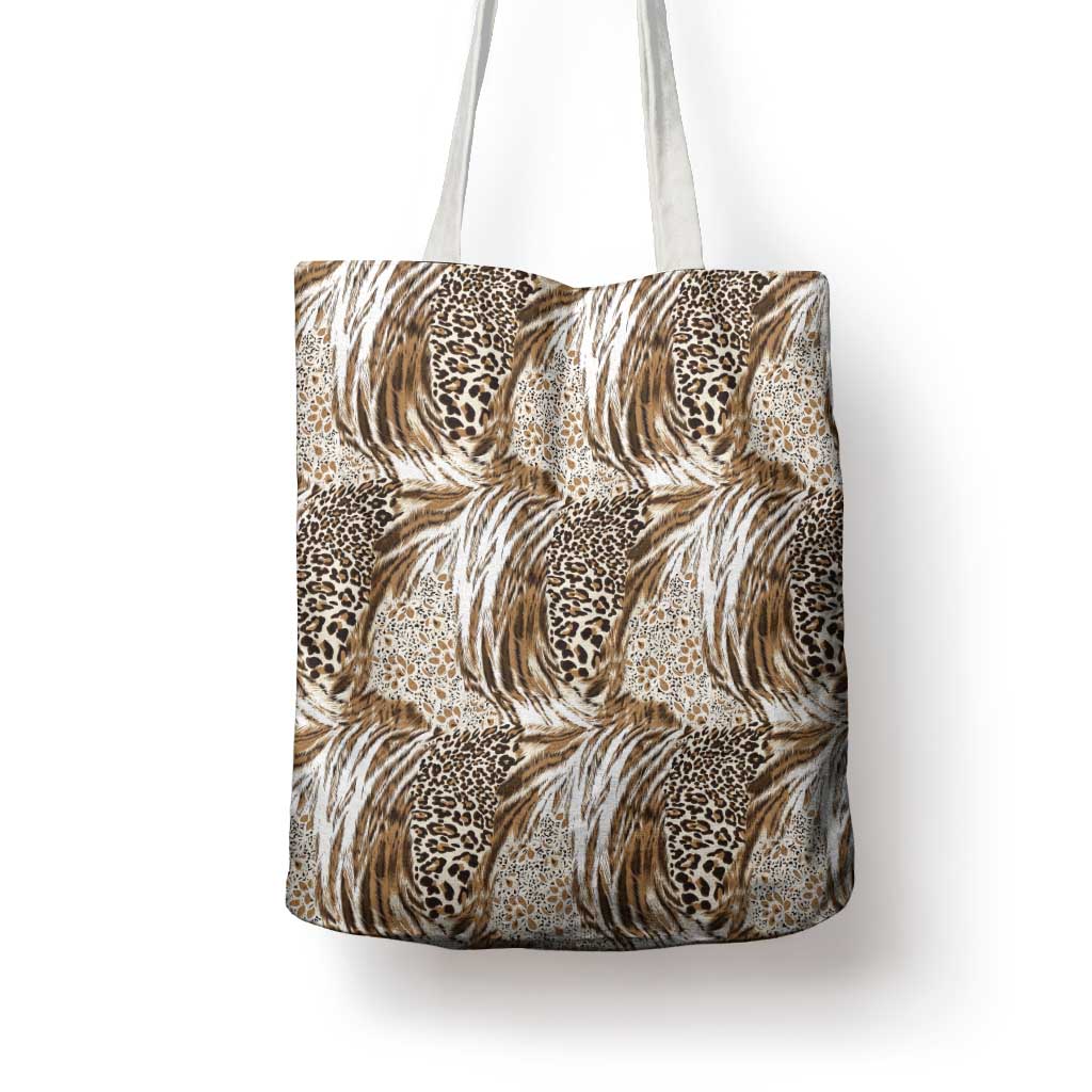Wild Animal Skins Tote Bag Leopard Pattern - Wonder Print Shop