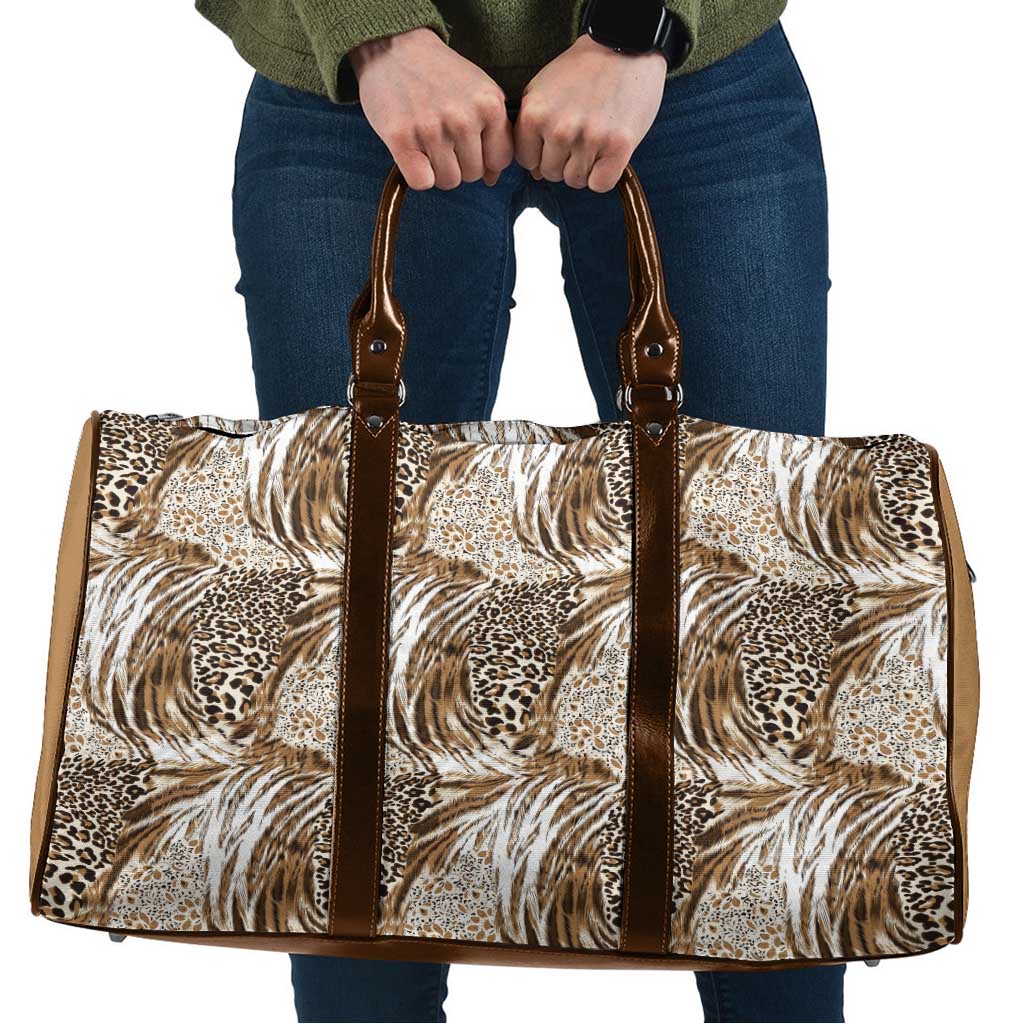 Wild Animal Skins Travel Bag Leopard Pattern - Wonder Print Shop