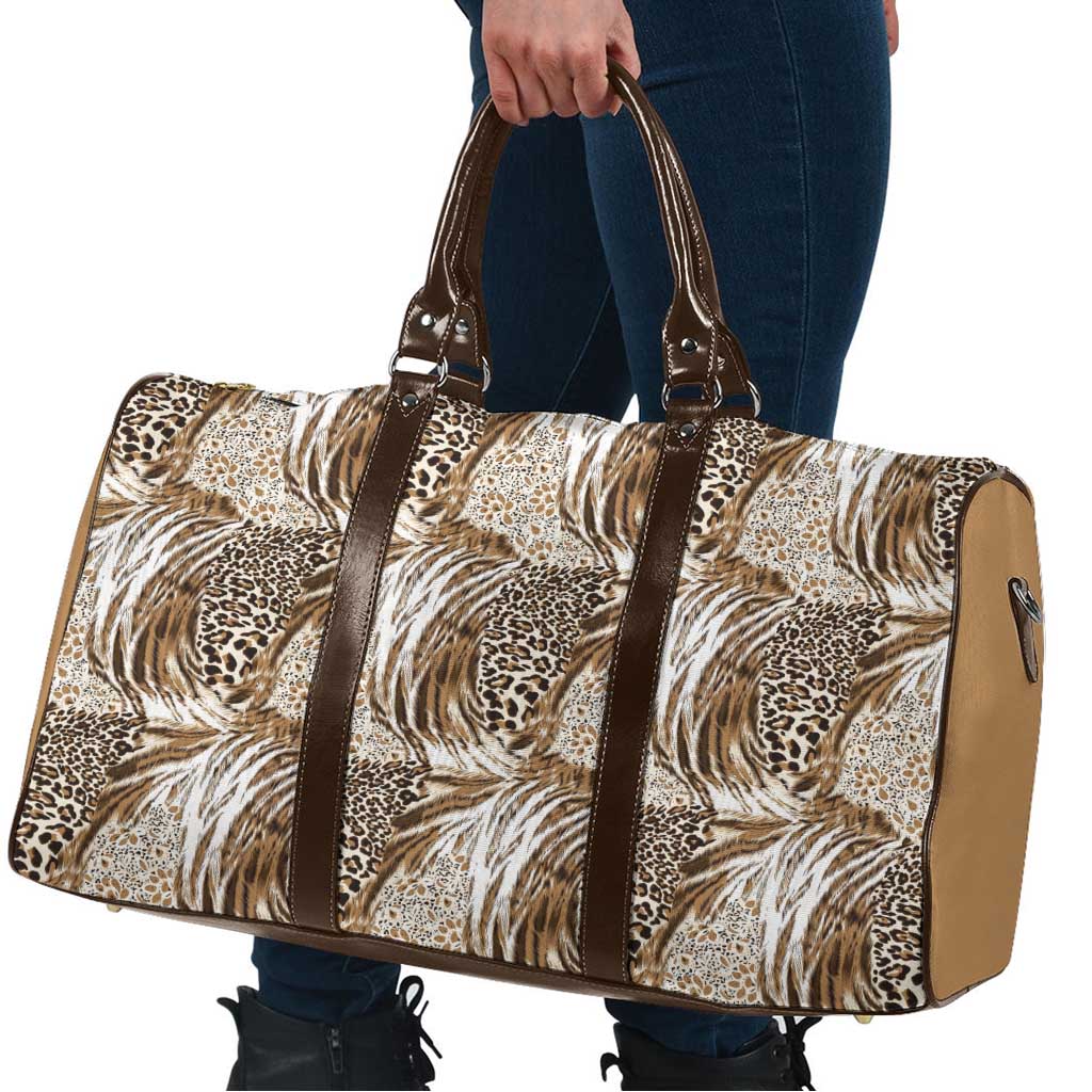 Wild Animal Skins Travel Bag Leopard Pattern - Wonder Print Shop