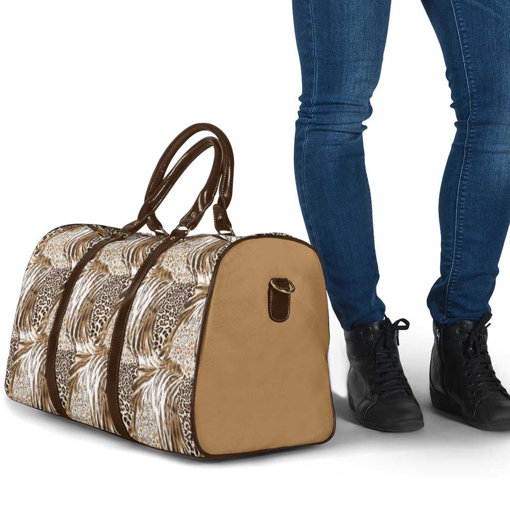 Wild Animal Skins Travel Bag Leopard Pattern - Wonder Print Shop