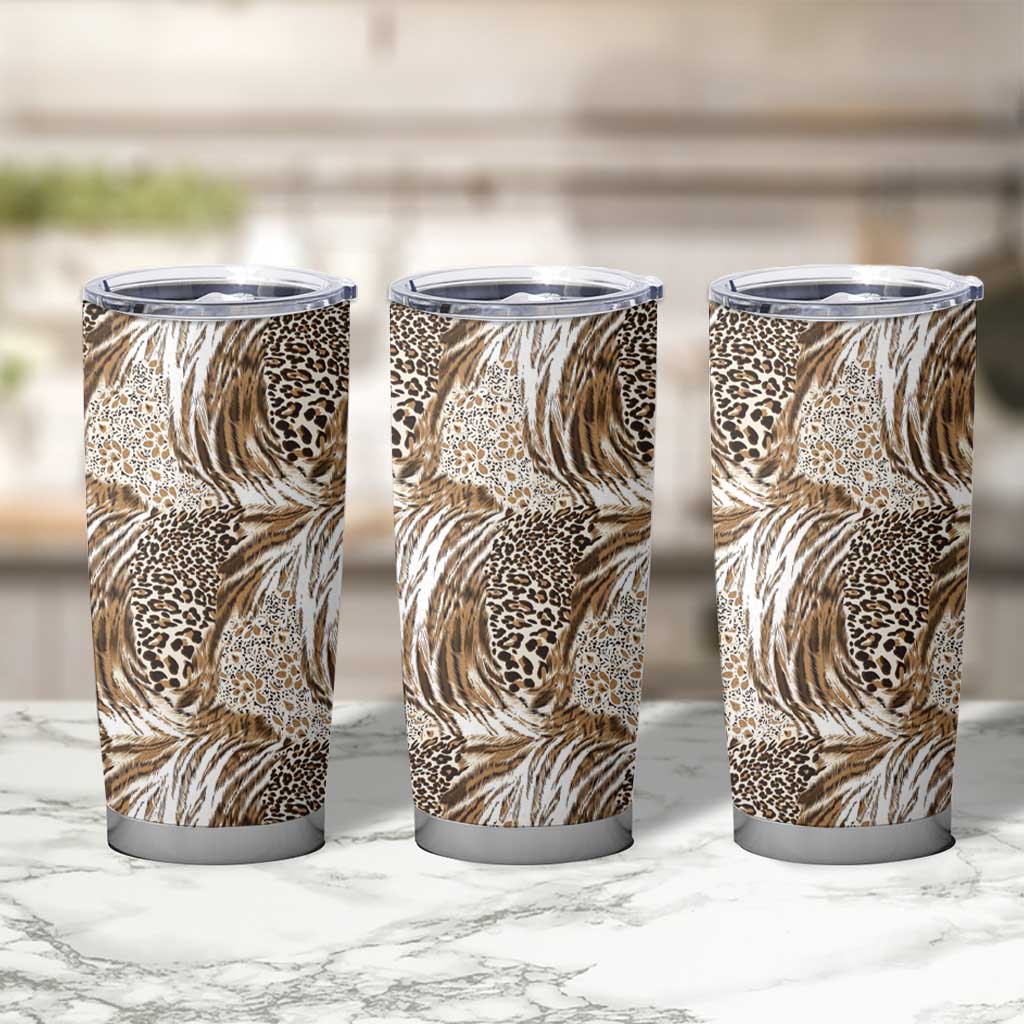 Wild Animal Skins Tumbler Cup Leopard Pattern - Wonder Print Shop