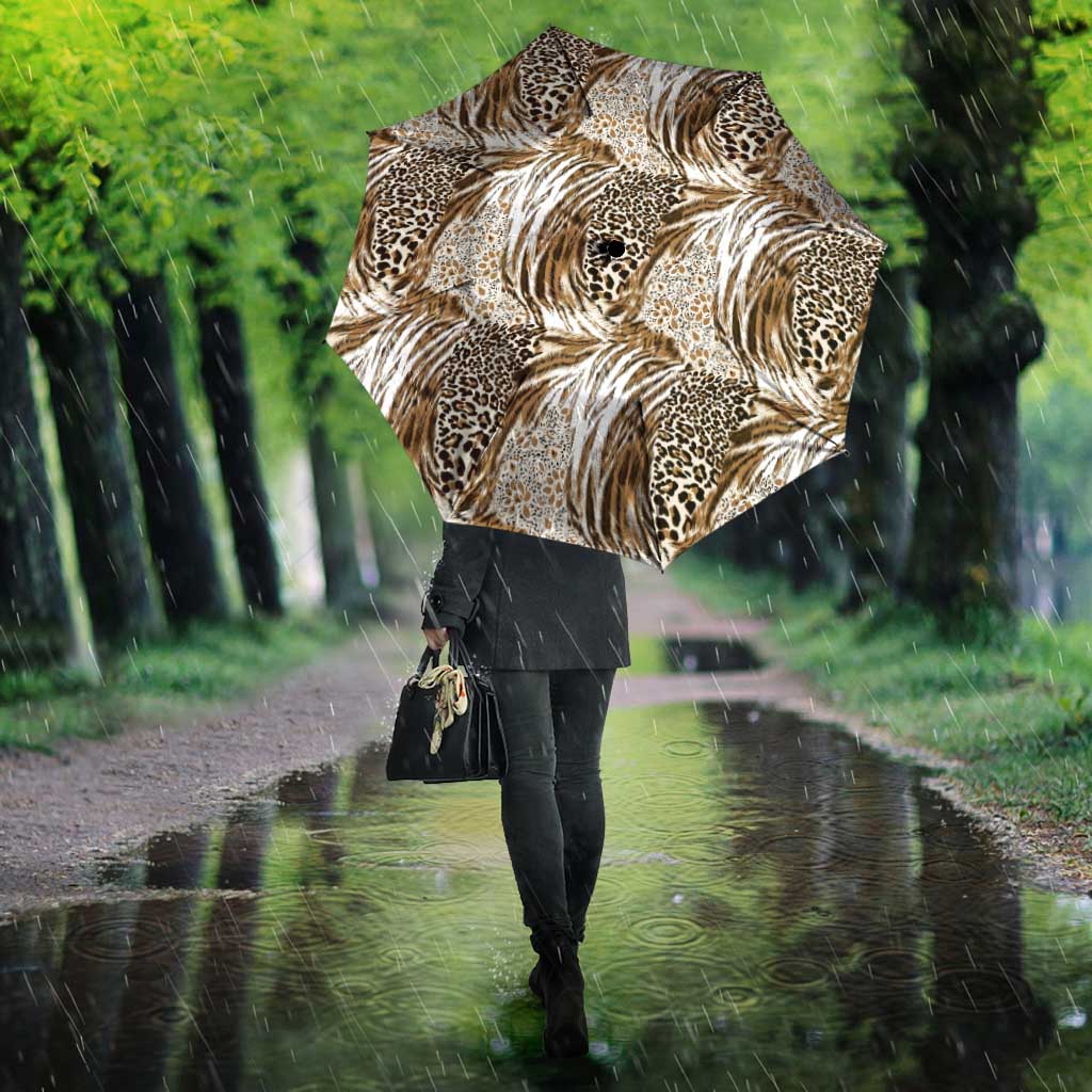 Wild Animal Skins Umbrella Leopard Pattern - Wonder Print Shop