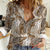 Wild Animal Skins Women Casual Shirt Leopard Pattern - Wonder Print Shop