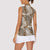 Wild Animal Skins Women Sleeveless Polo Shirt Leopard Pattern - Wonder Print Shop