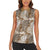 Wild Animal Skins Women Sleeveless Polo Shirt Leopard Pattern - Wonder Print Shop