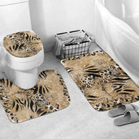 Wild Animal Skins Bathroom Set Zebra Tiger Leopard Mix Skin - Wonder Print Shop