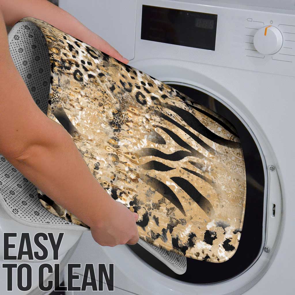 Wild Animal Skins Bathroom Set Zebra Tiger Leopard Mix Skin - Wonder Print Shop