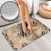 Wild Animal Skins Bathroom Set Zebra Tiger Leopard Mix Skin - Wonder Print Shop