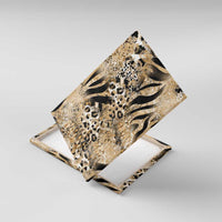 Wild Animal Skins Canvas Wall Art Zebra Tiger Leopard Mix Skin - Wonder Print Shop