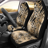 Wild Animal Skins Car Seat Cover Zebra Tiger Leopard Mix Skin - Wonder Print Shop